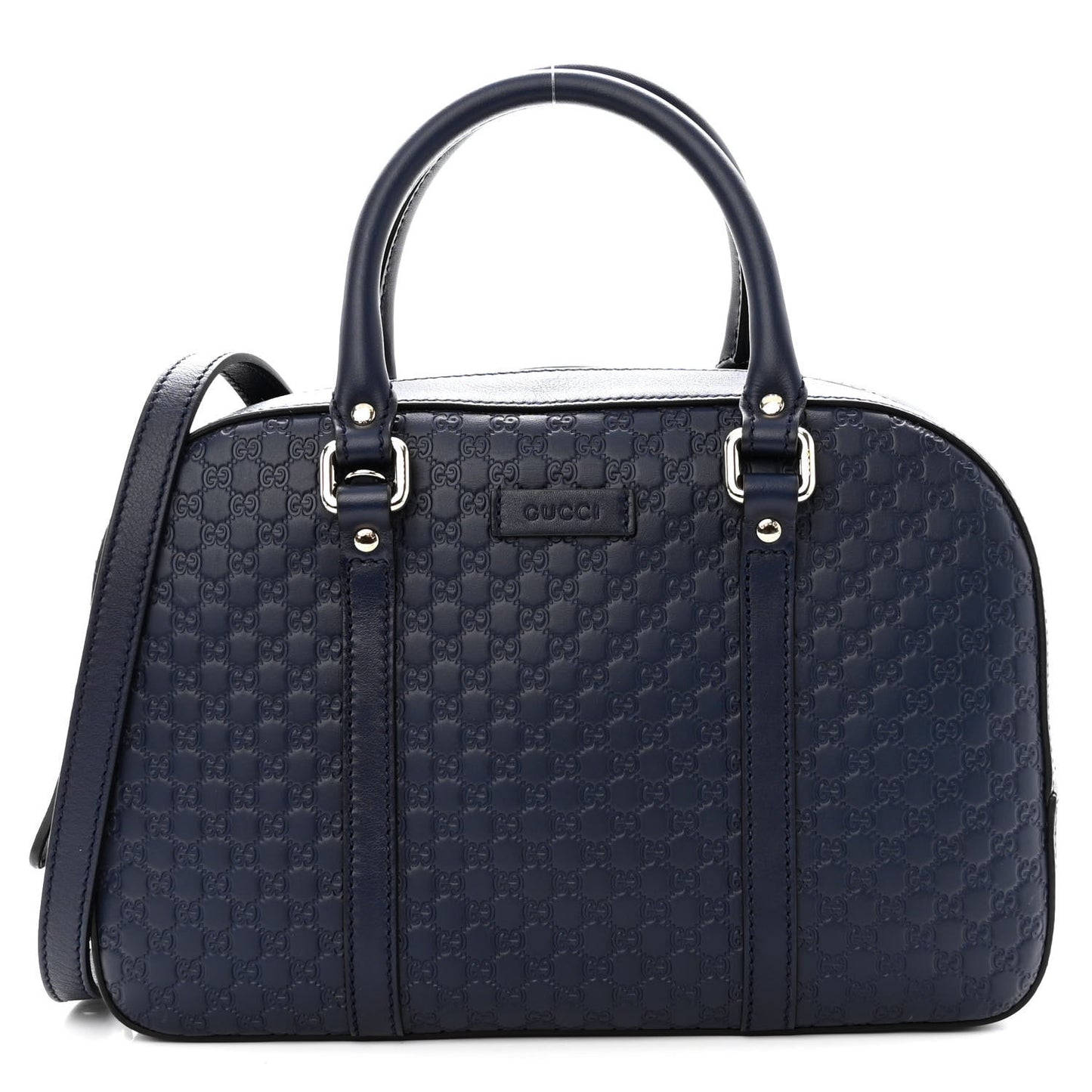Microguccissima Medium Crossbody Bag Blue