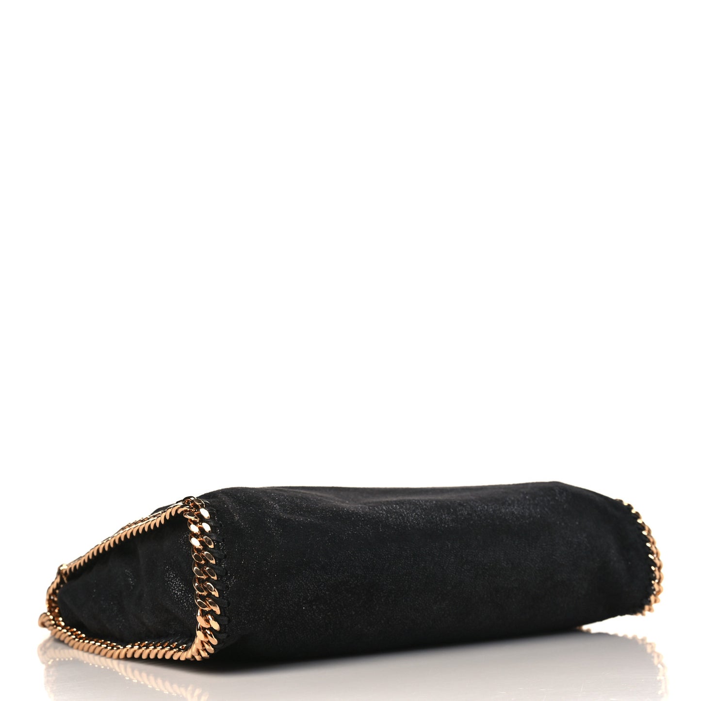 Shaggy Deer Falabella Fold Over Tote Black