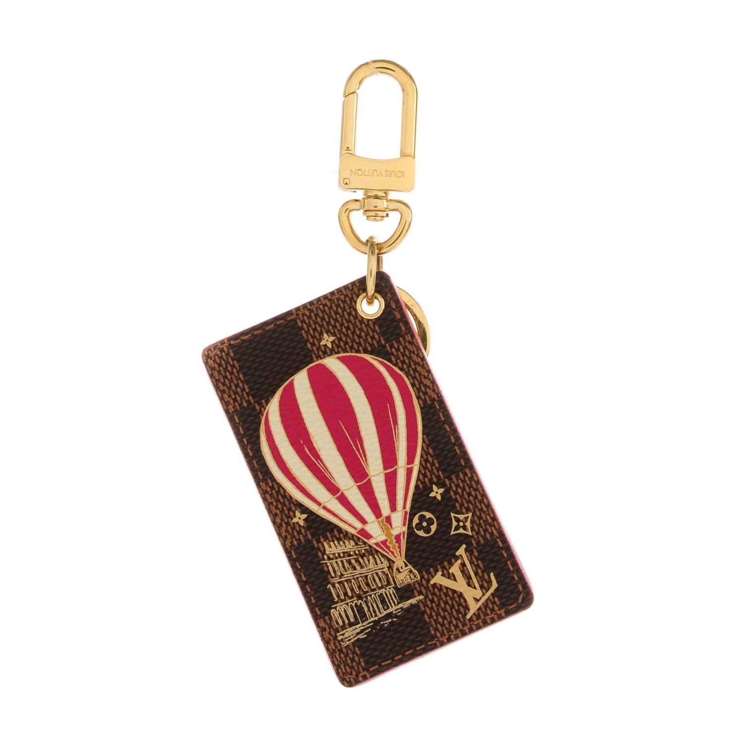 Louis Vuitton Damier Ebene Illustre Air Balloon Bag Charm Grenade 1 of 4
