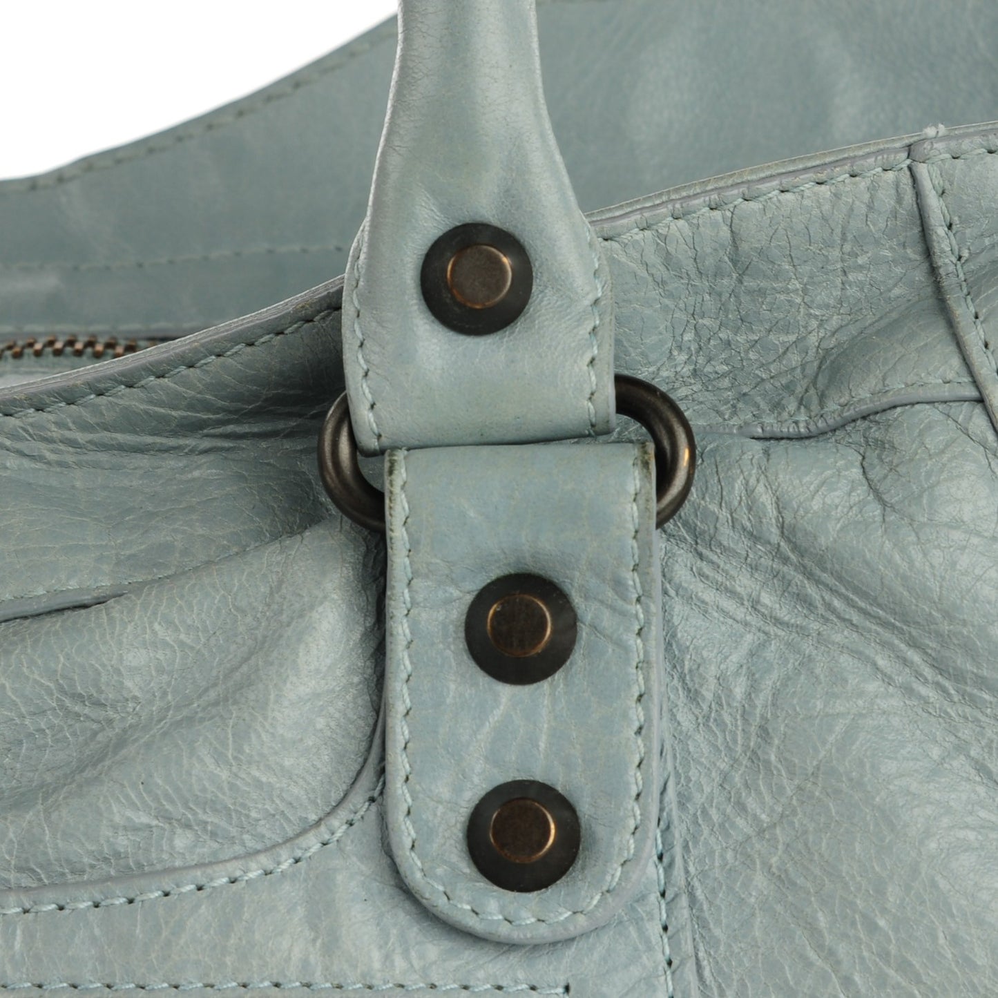 Agneau Classic Hardware Part Time Bleu Acier Ciel