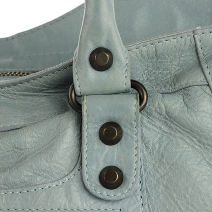 Balenciaga Agneau Classic Hardware Part Time Bleu Acier Ciel 10 of 13