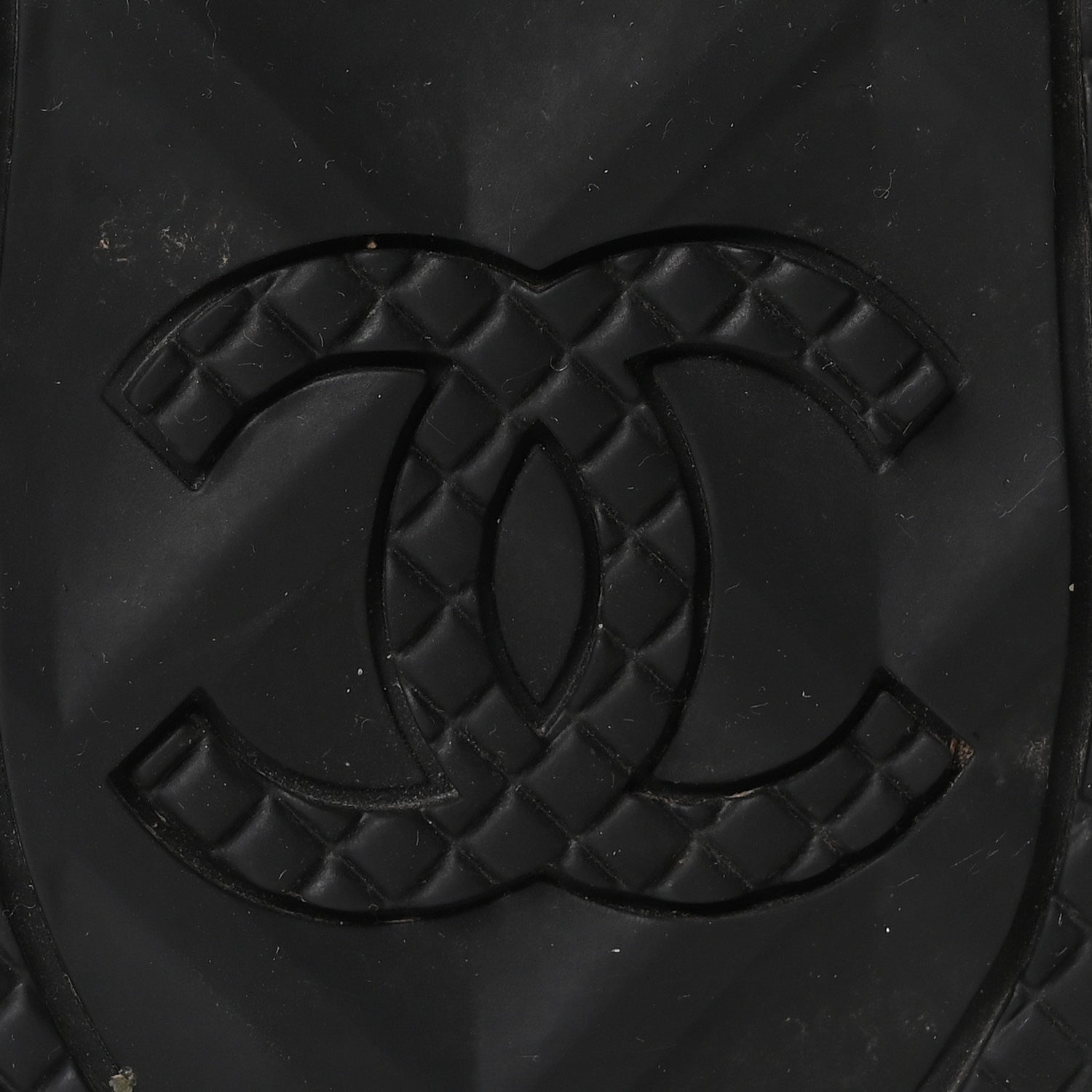 Chanel Caoutchouk CC High Boots 41 Black 7 of 10