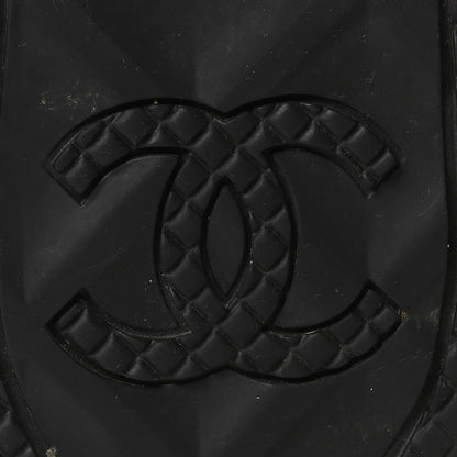 Chanel Caoutchouk CC High Boots 41 Black 7 of 10