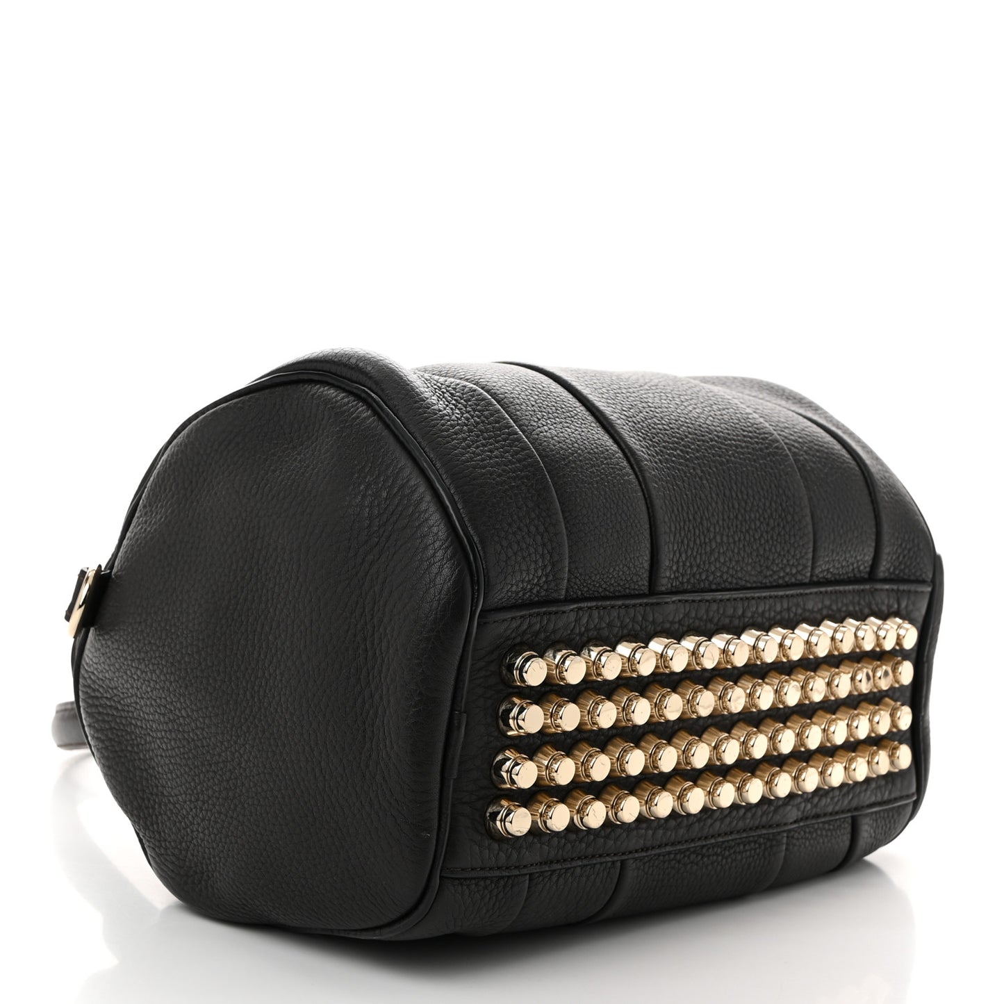 Pebbled Lambskin Rockie Espresso Gold Hardware