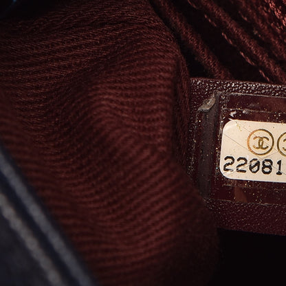 Chanel Caviar Quilted Mini Coco Handle Flap Navy Blue 7 of 8