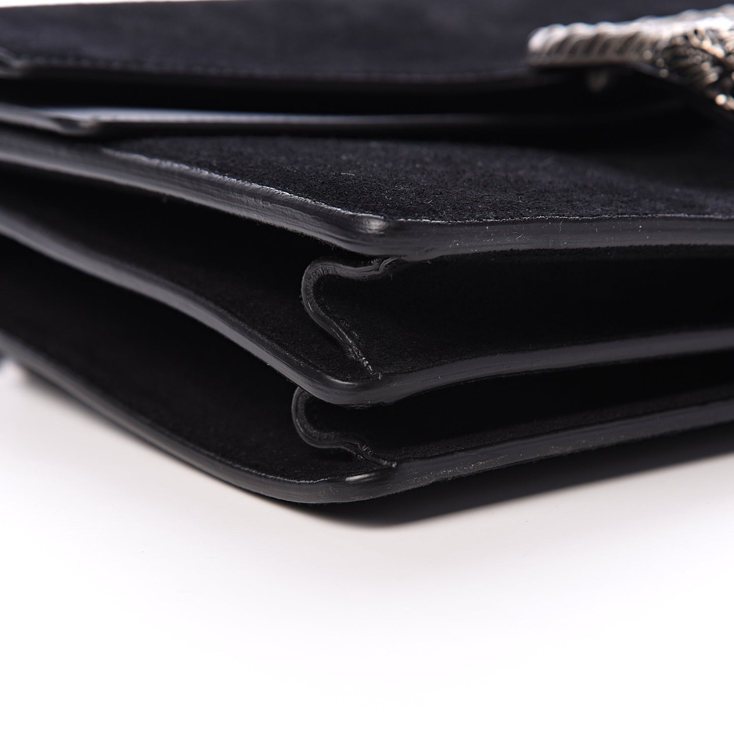 Suede Medium Dionysus Shoulder Bag Black
