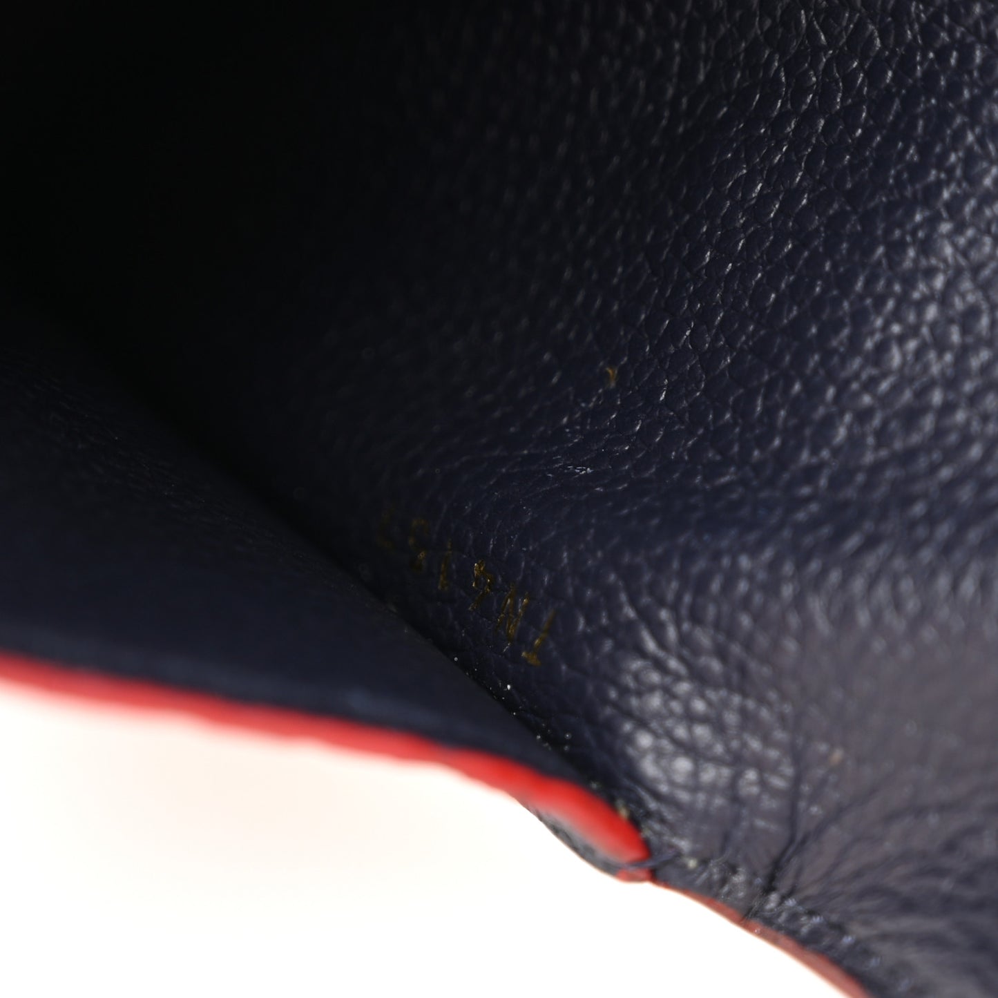 Empreinte Key Pouch Marine Rouge