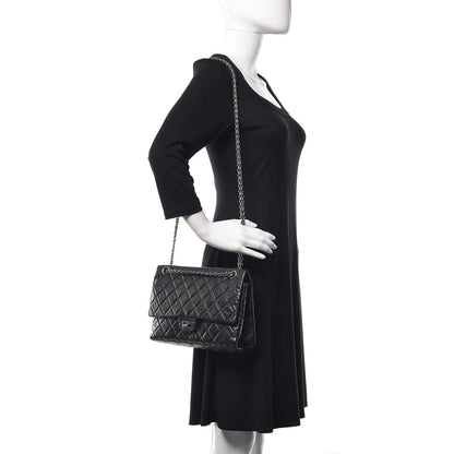 Chanel Aged Calfskin Quilted 2.55 Reissue 226 Flap Black 2 of 13