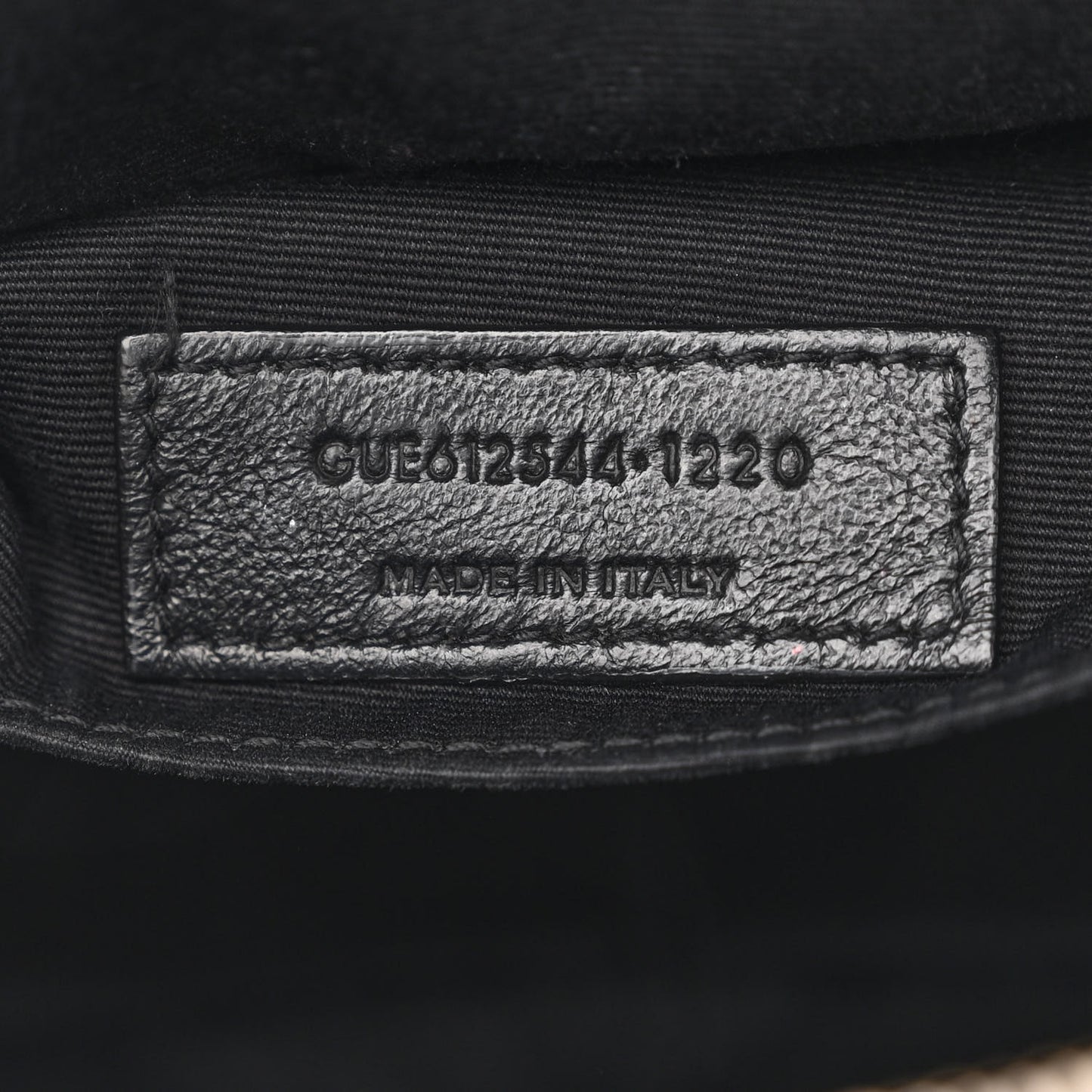 Calfskin Matelasse Monogram Lou Camera Bag Black