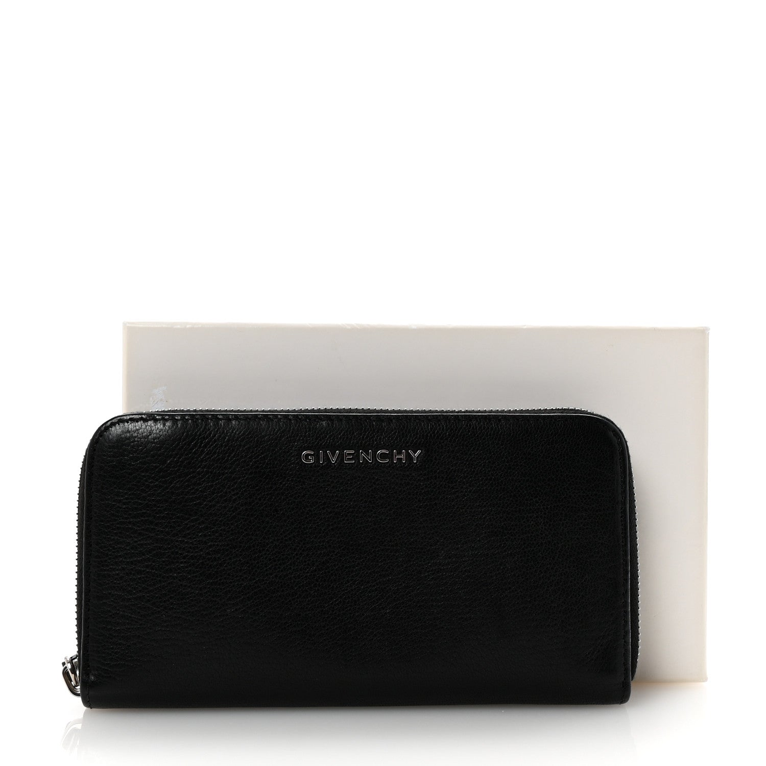 Givenchy Sugar Goatskin Pandora Zip Around Wallet Black 7 of 7