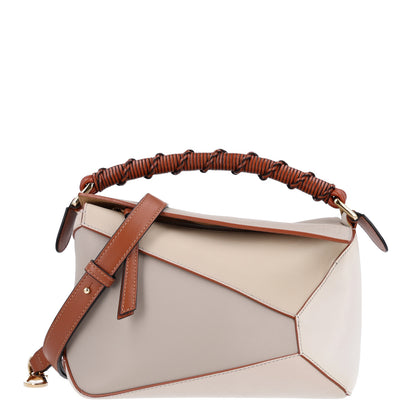 Loewe Calfskin Small Puzzle Edge Bag Ghost Soft White 1 of 10