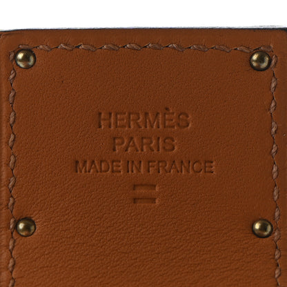 Hermes Lizard Kelly Dog Cuff S Bleu Saphir 6 of 6