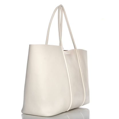 Tom Ford Calfskin Tubo Horizontal Tote Chalk 4 of 17