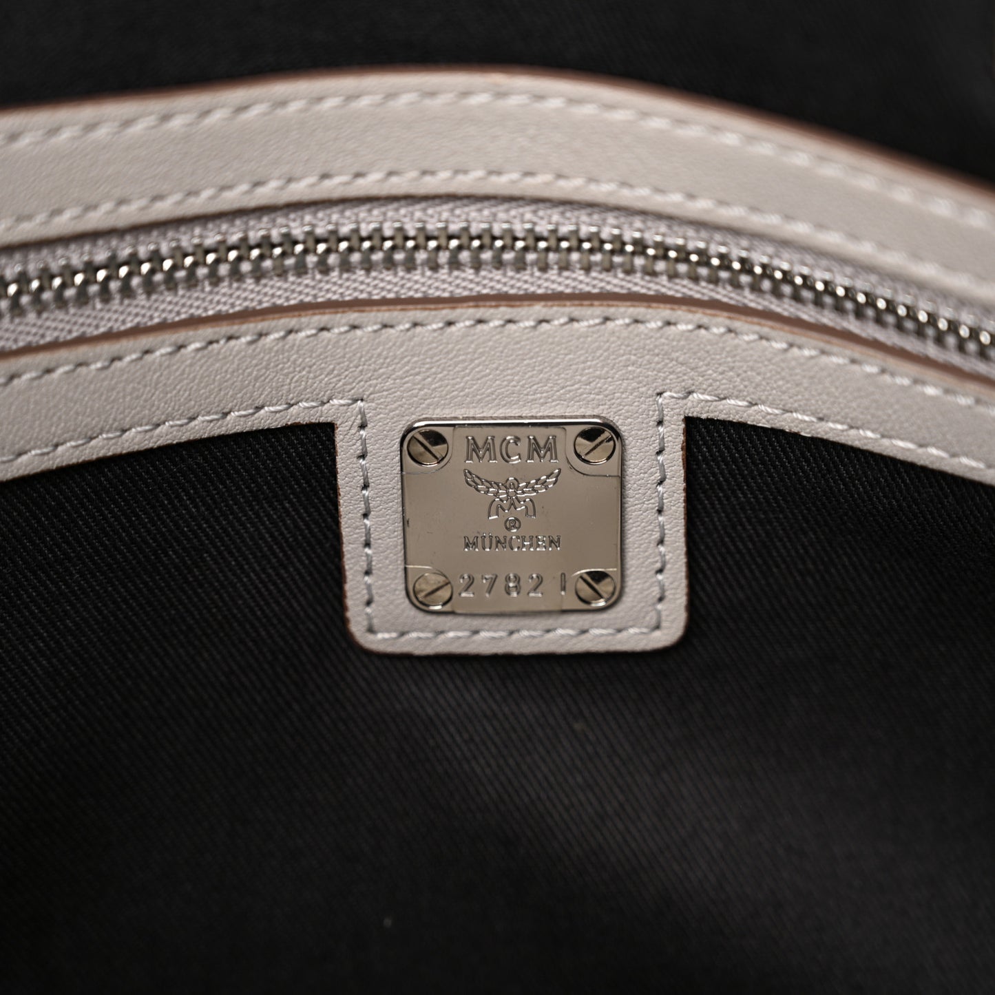 Calfskin Ottomar Monogram Essential Boston Bag Dove
