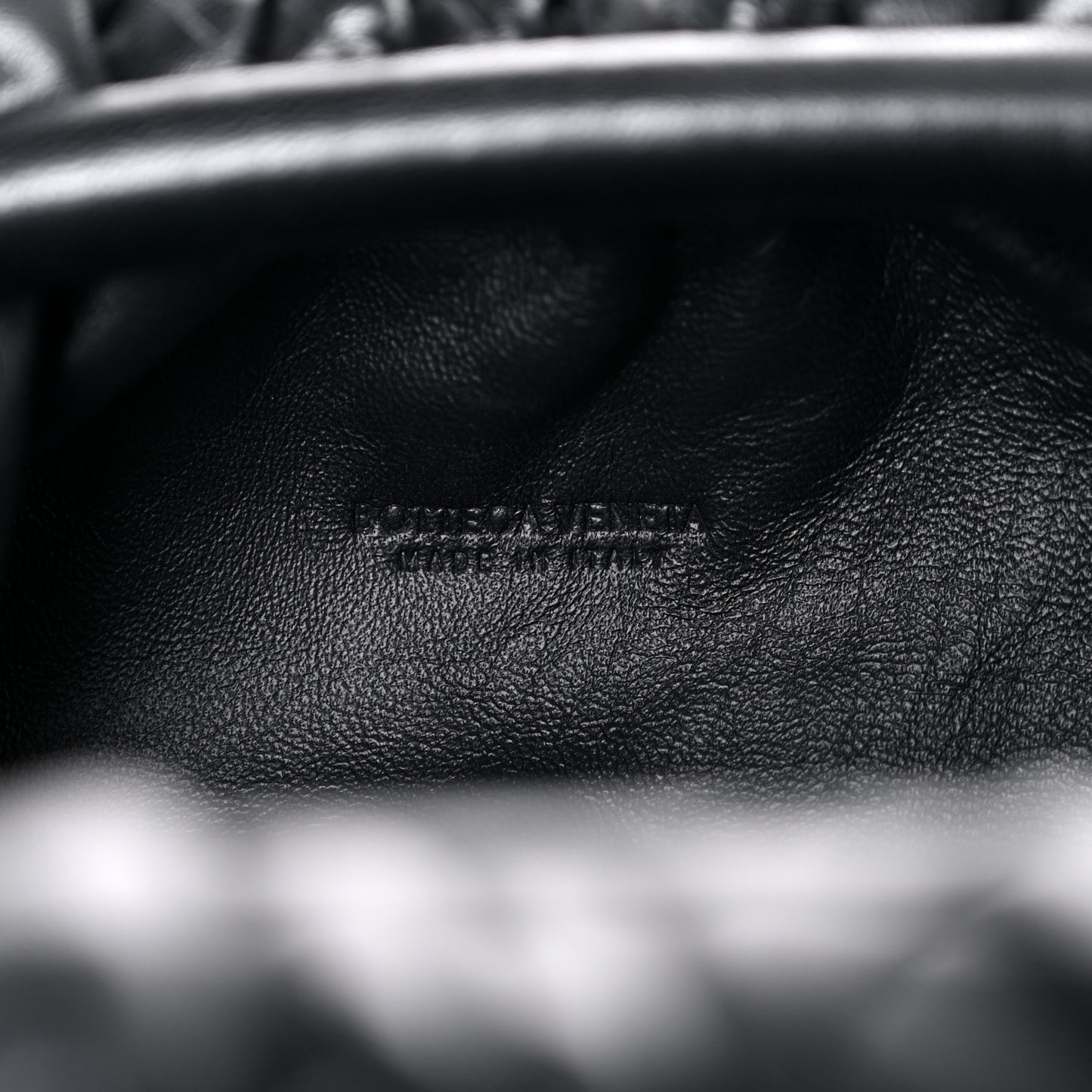 Nappa Intrecciato The Mini Pouch Black
