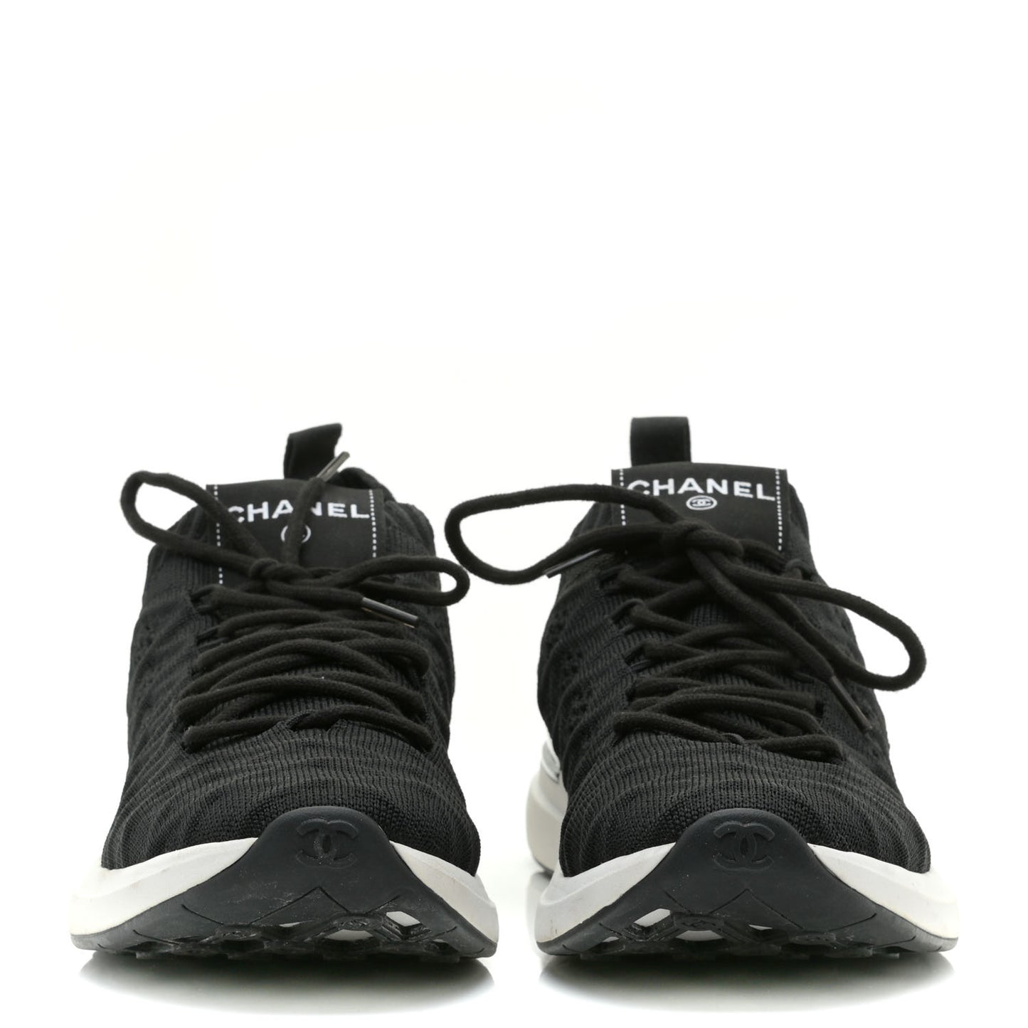Fabric Logo Sneakers 39 Black