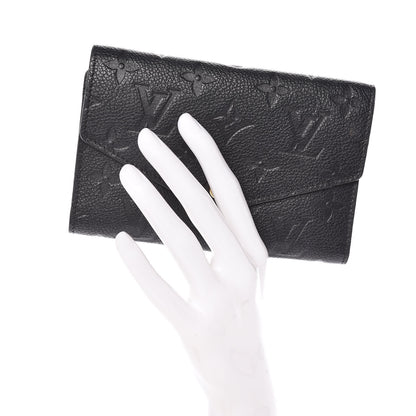 Louis Vuitton Empreinte Compact Curieuse Wallet Black 2 of 8