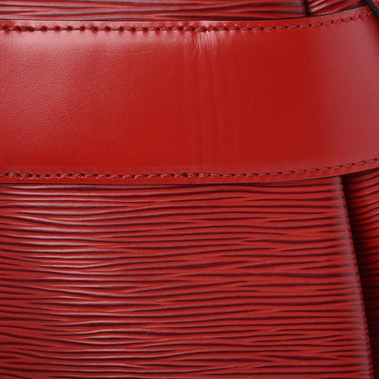 Louis Vuitton Epi Sac D'Epaule Castillan Red 7 of 12