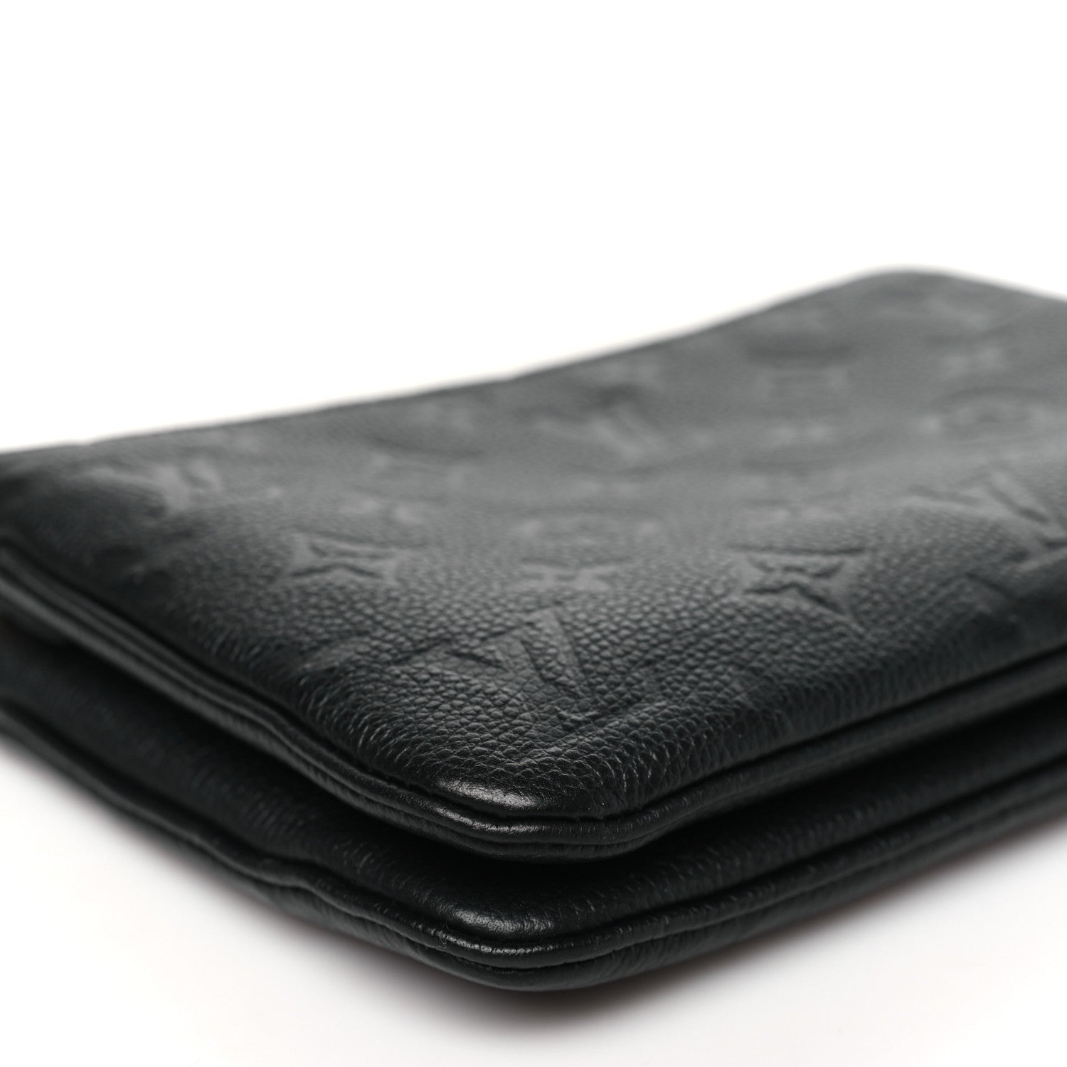 Louis Vuitton Empreinte Double Zip Pochette Black 9 of 12