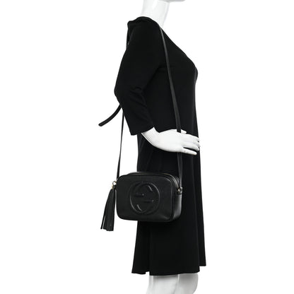 Gucci Pebbled Calfskin Small Soho Disco Bag Black 2 of 10
