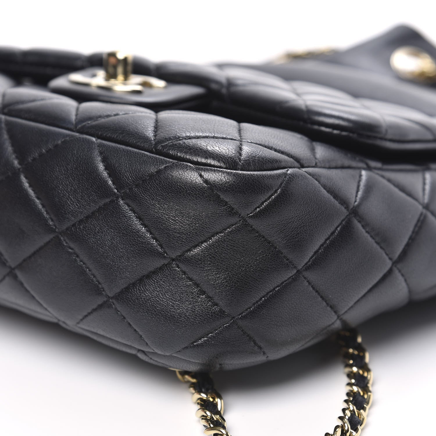 Chanel Lambskin Quilted Small in Seoul Backpack Black 8 of 8