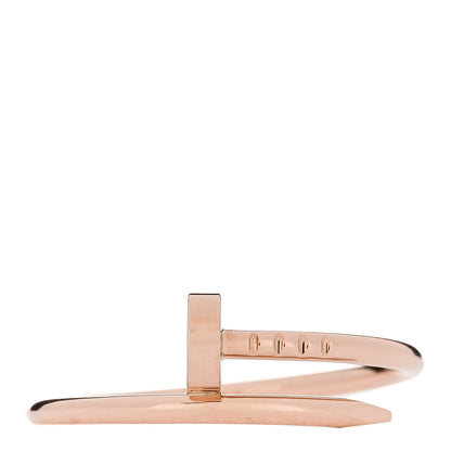 Cartier 18K Pink Gold Small Juste Un Clou Ring 63 10.5 1 of 6