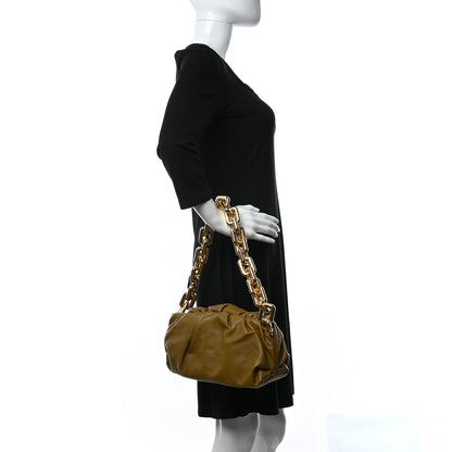 Bottega Veneta Calfskin The Pouch Chain Moutarde 2 of 9