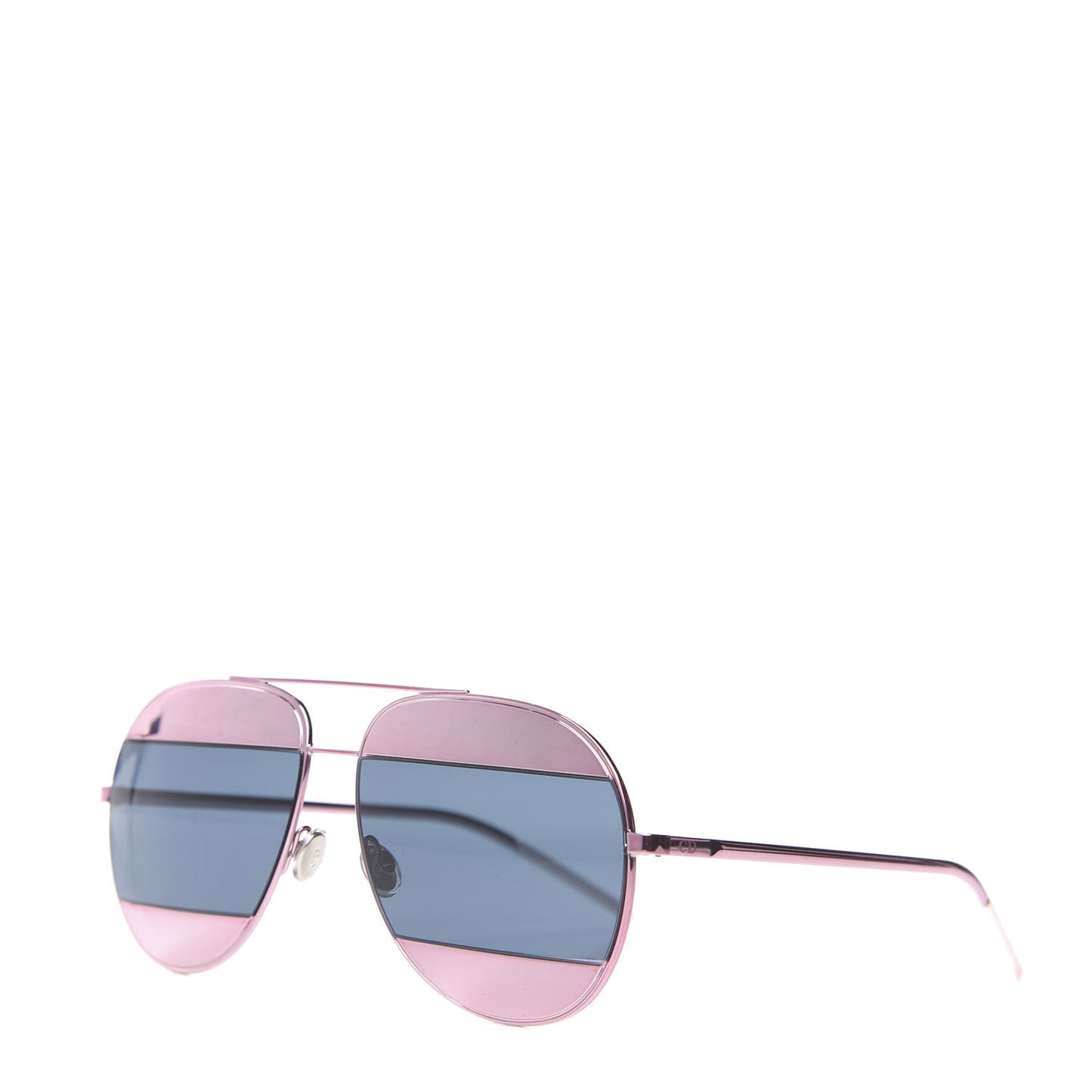 Split 1 Aviator Sunglasses Pink Blue