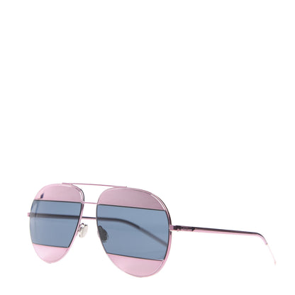 Christian Dior Split 1 Aviator Sunglasses Pink Blue 1 of 6