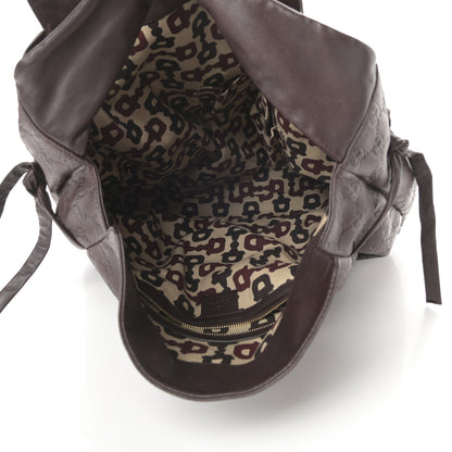 Gucci Guccissima Medium Hysteria Tote Chocolate 5 of 11