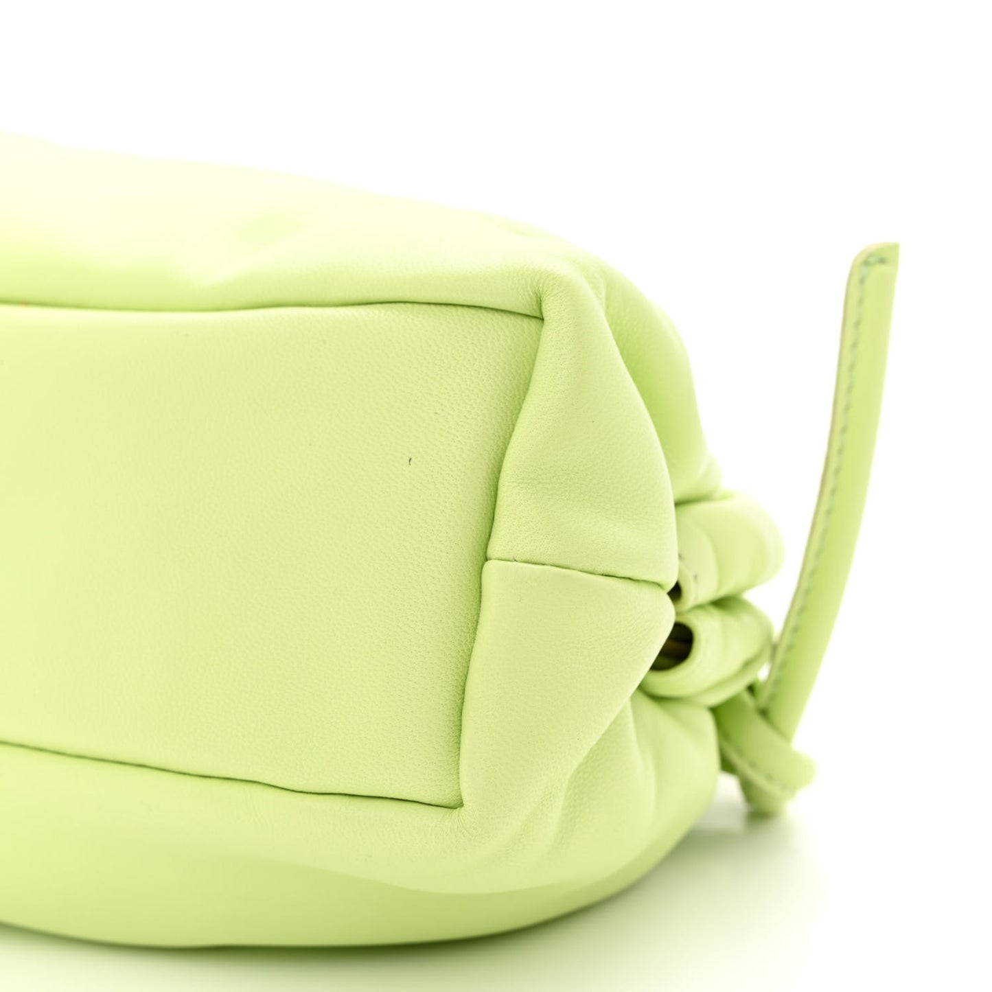 Lambskin Mini Cloud Clutch Mint