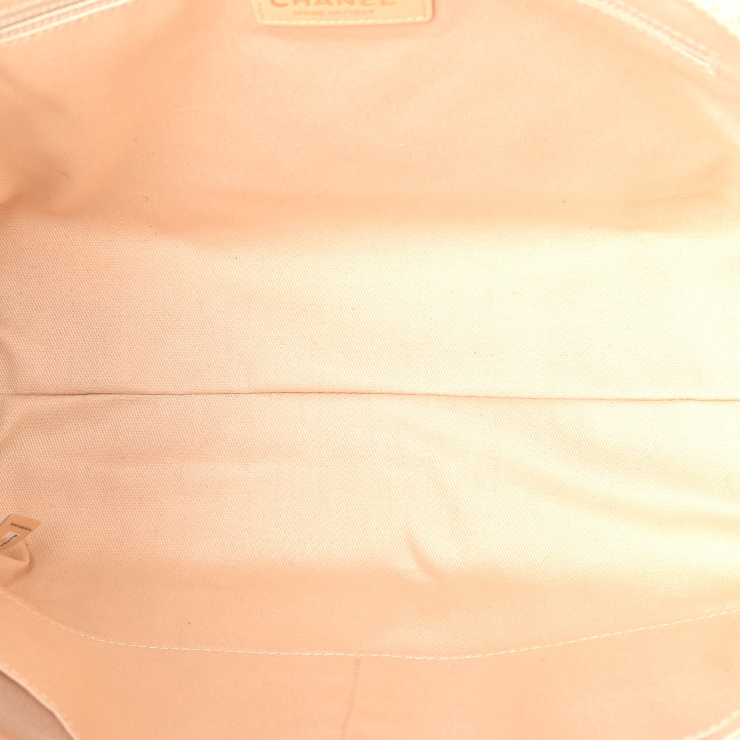 Chanel Lurex Boucle Small Deauville Tote Ivory 5 of 9
