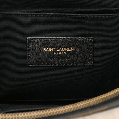 Saint Laurent Rabbit Fur Leopard Print Belt Bag Beige 6 of 14