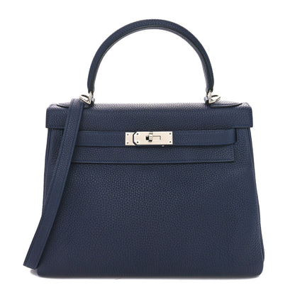 Hermes Togo Kelly Retourne 28 Bleu Nuit 1 of 10