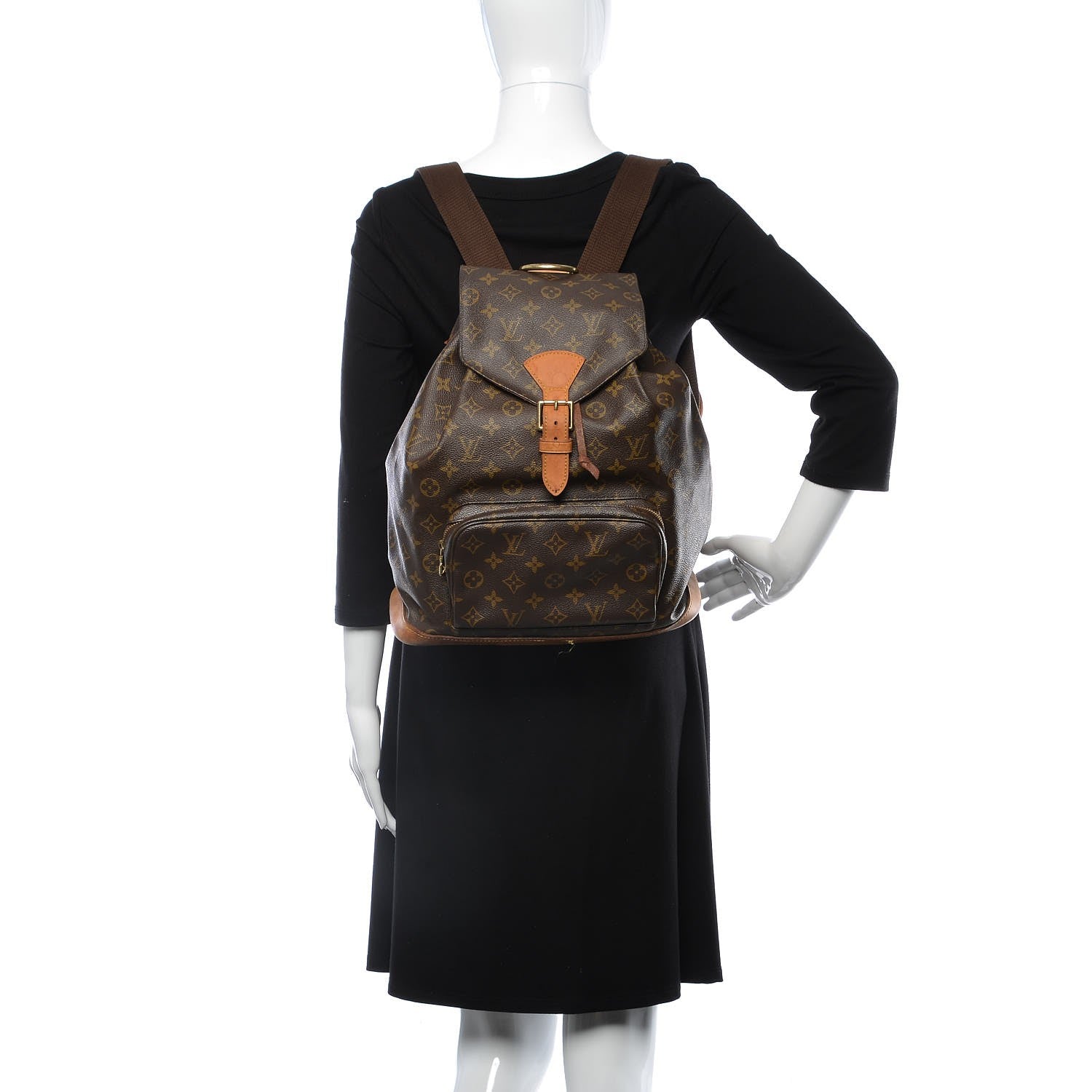 Louis Vuitton Monogram Montsouris GM Backpack 2 of 17