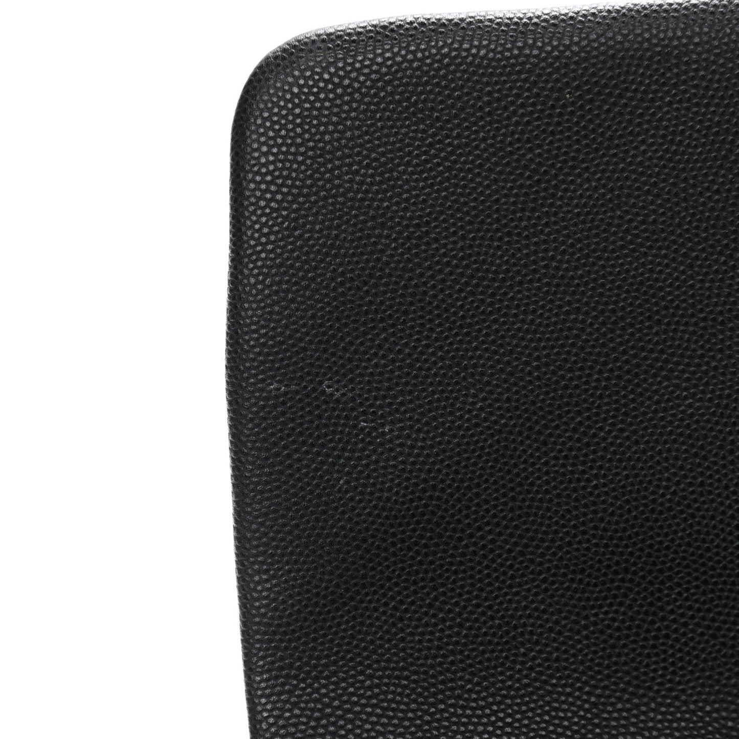 Caviar Lizard Embossed Quilted Small Coco Handle Flap Black