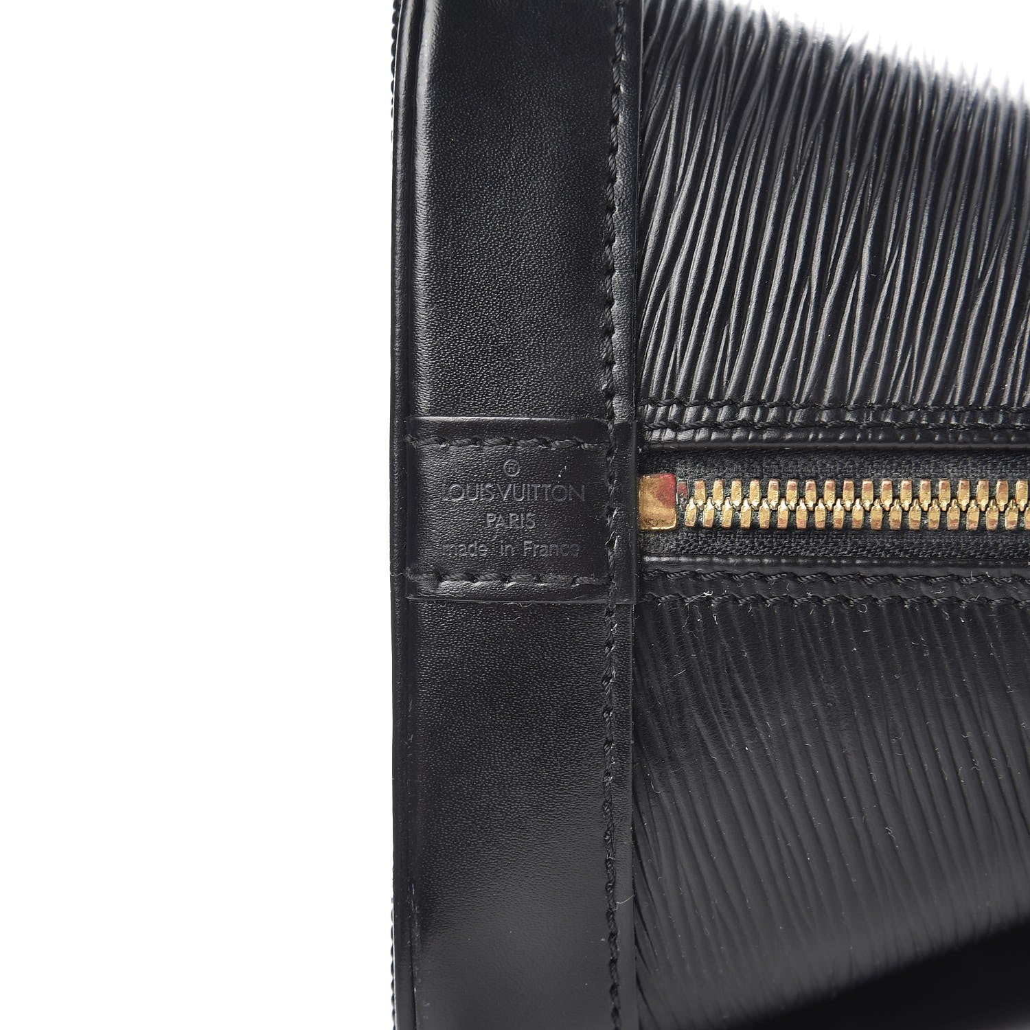 Louis Vuitton Epi Alma PM Black 7 of 13