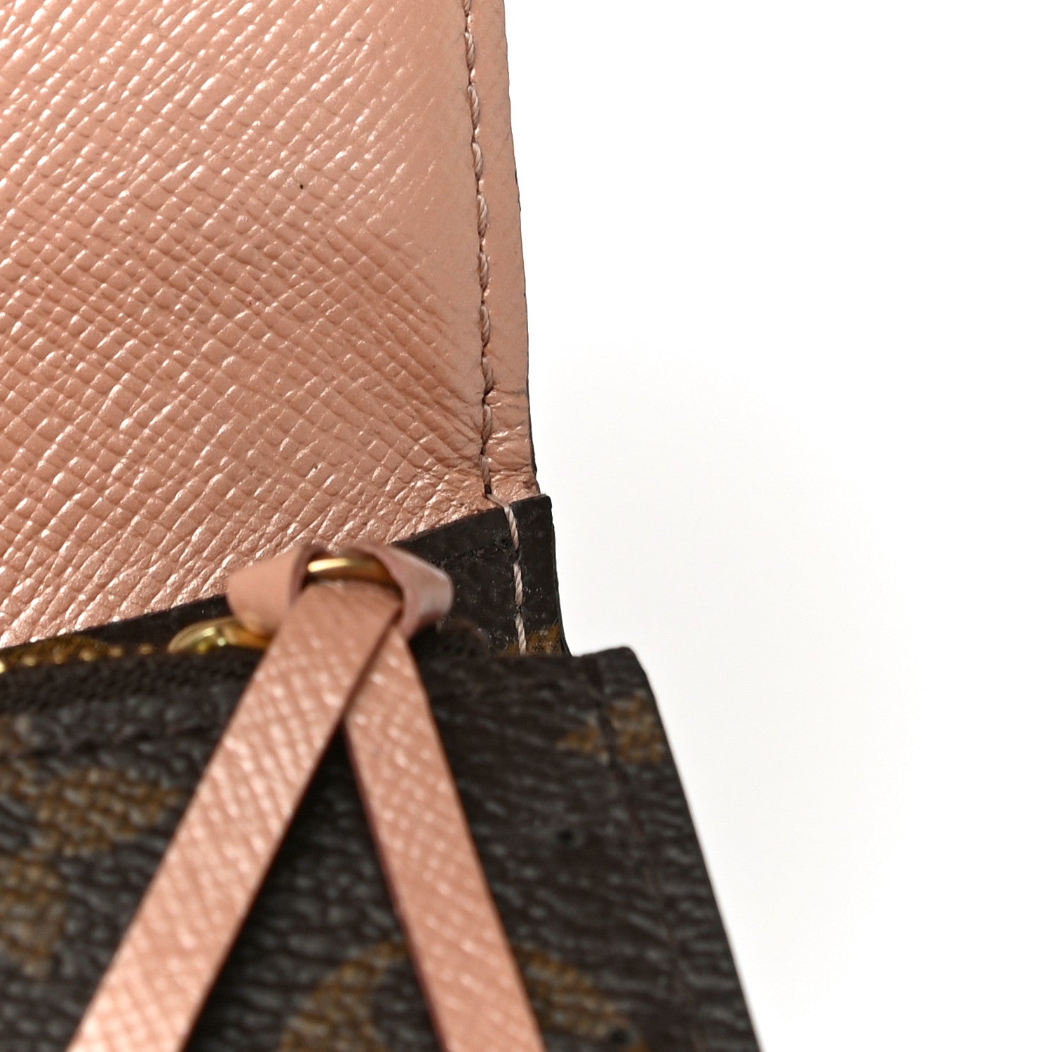 Louis Vuitton Monogram Emilie Wallet Rose Nacre 11 of 20