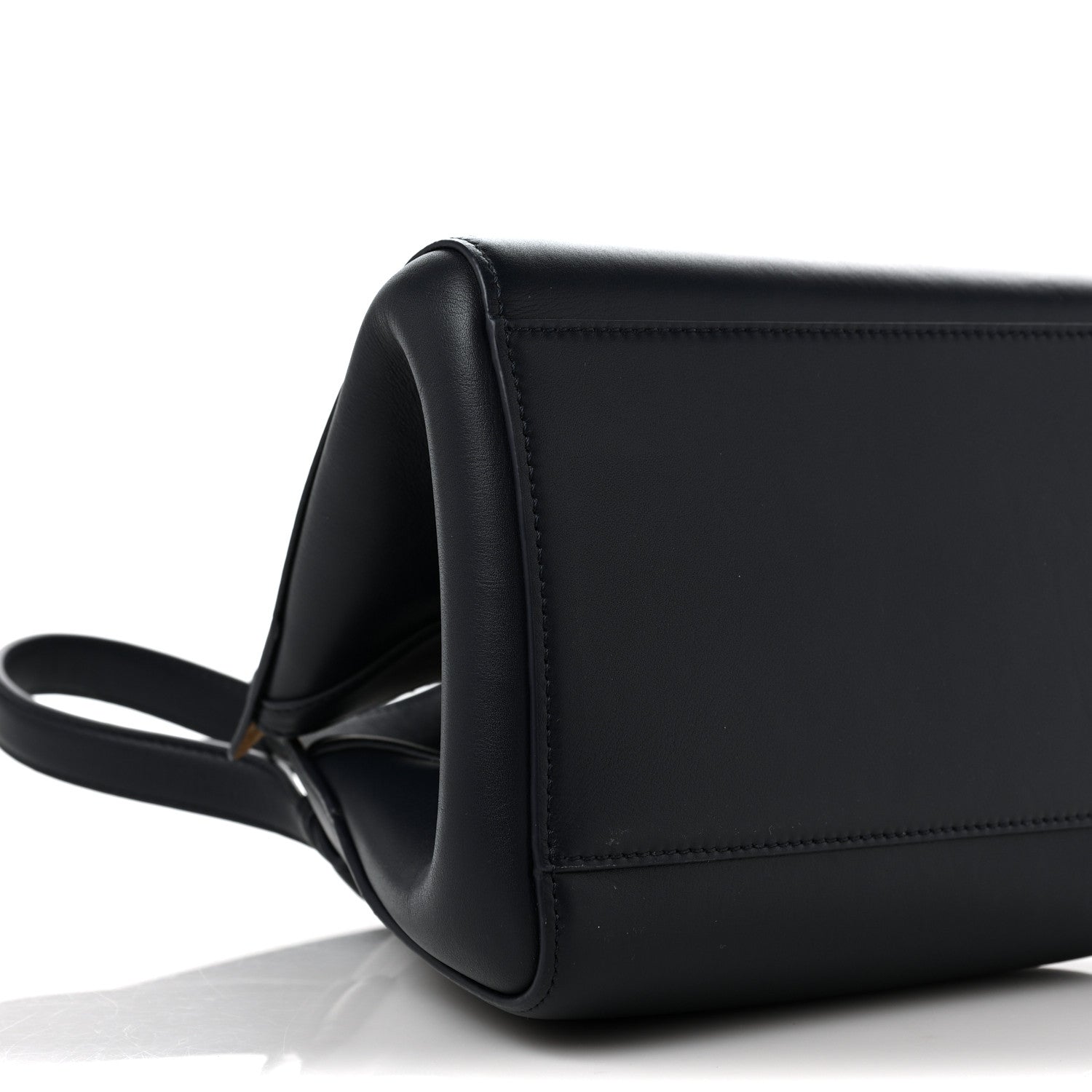 Loewe Calfskin Small Hammock Nugget Shoulder Bag Navy 6 of 7