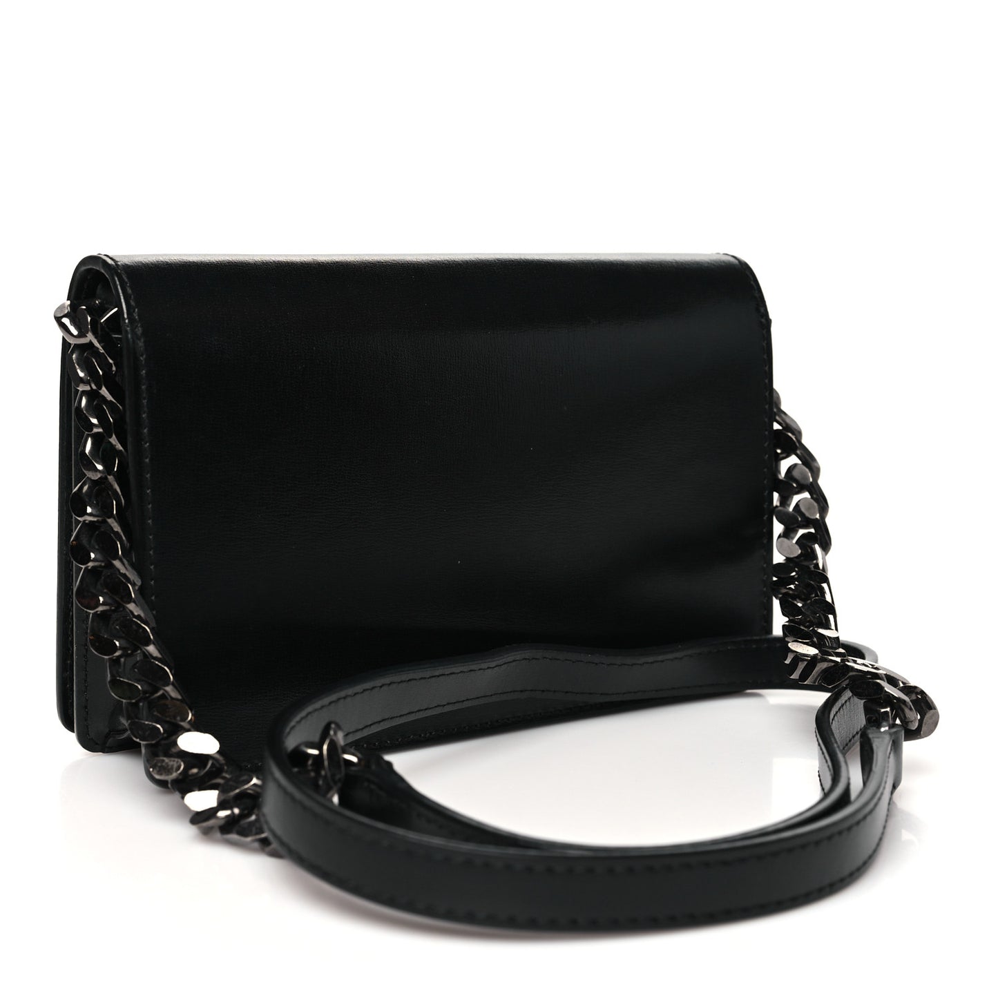 Calfskin Jitney 0.5 Crossbody Bag Black