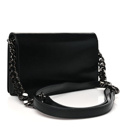 Off-White Calfskin Jitney 0.5 Crossbody Bag Black 3 of 10