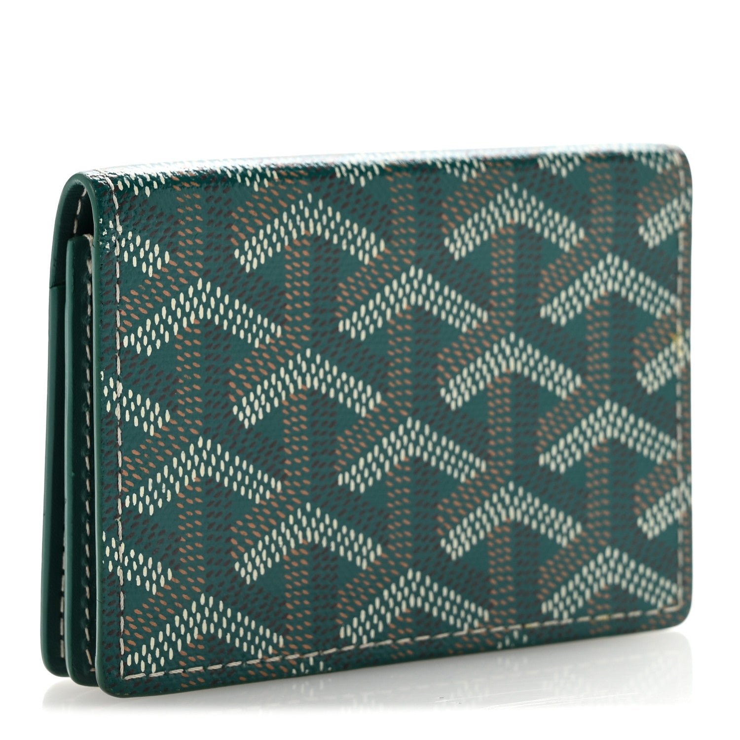 Goyard Goyardine Business Card Holder Green 3 of 10