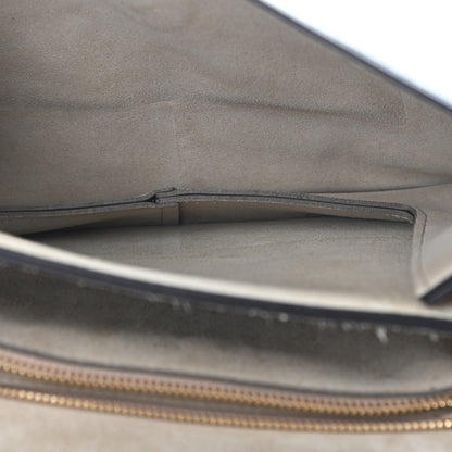 Chloe Calfskin Suede Medium Faye Shoulder Bag Carbon Brown 5 of 10