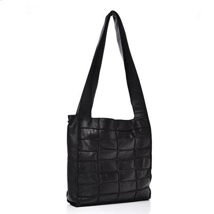 Chanel Lambskin Patchwork Shoulder Bag Black 2 of 14