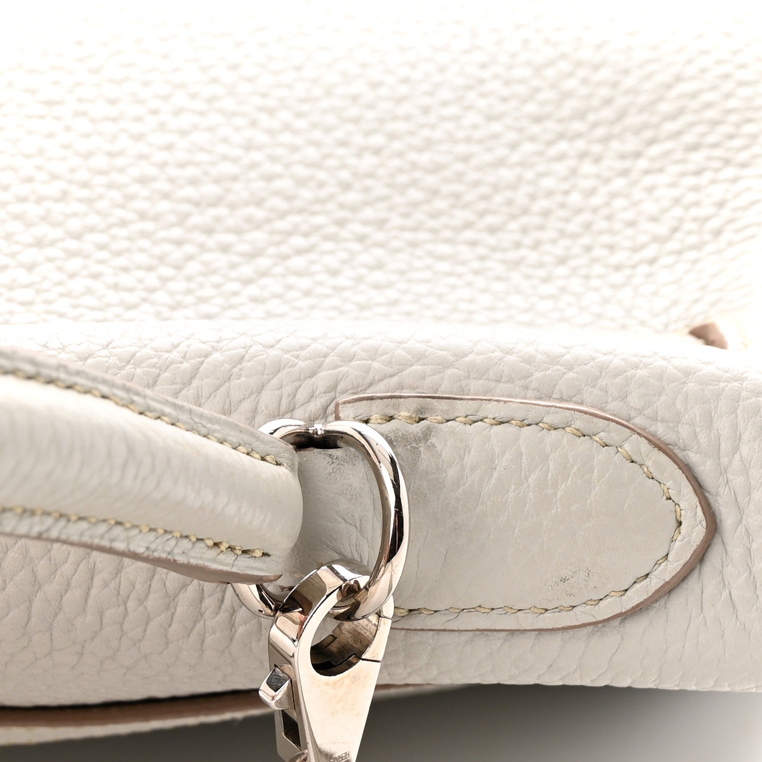 Hermes Taurillon Clemence Kelly Retourne 32 Gris Perle 12 of 12
