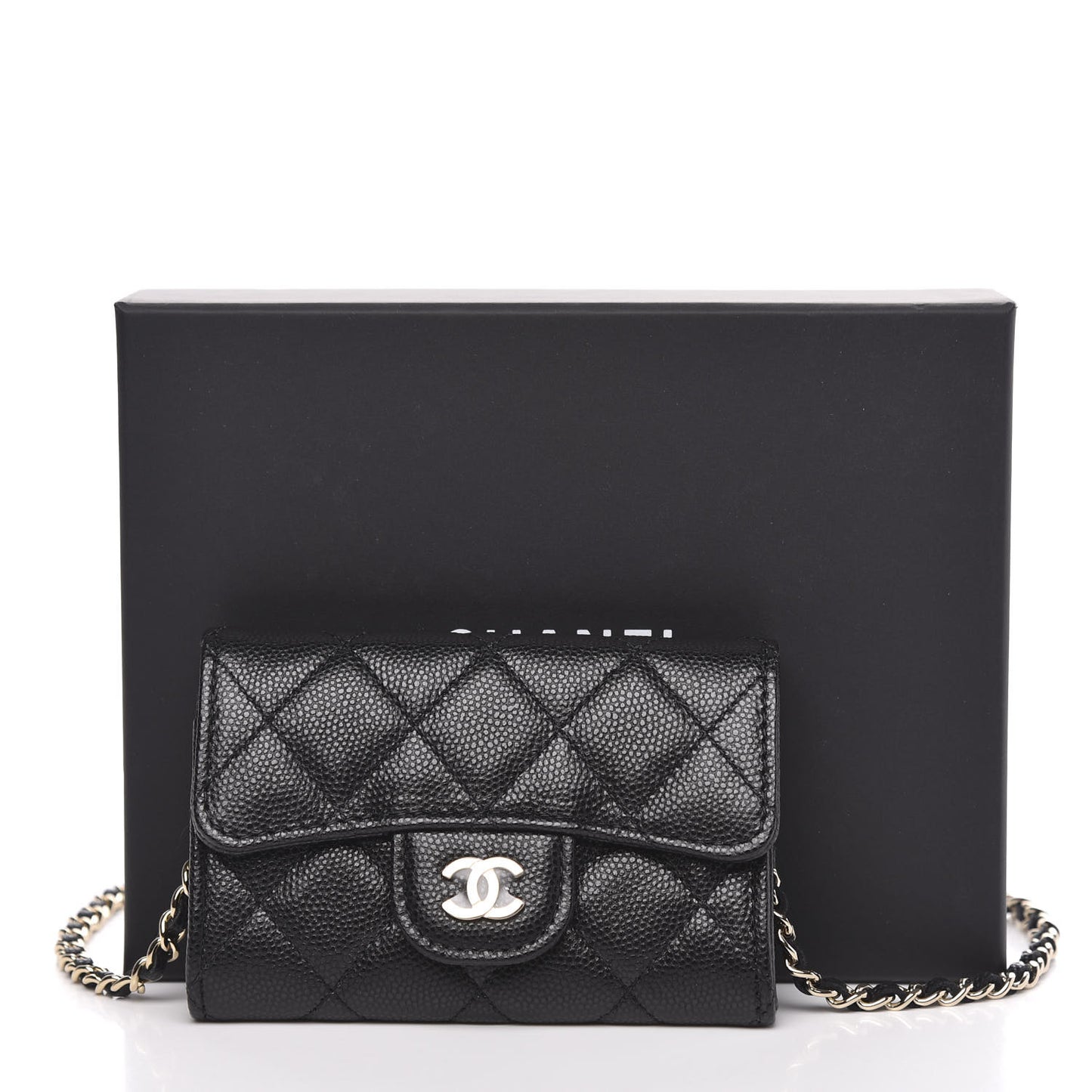 Caviar Quilted Belt Bag Black