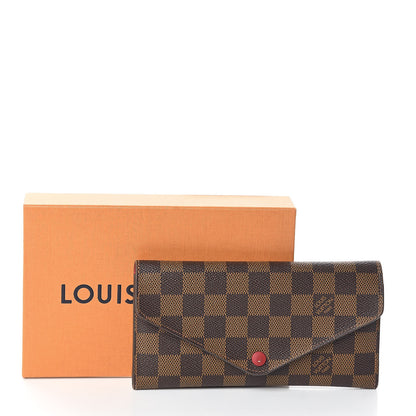 Louis Vuitton Damier Ebene Josephine Wallet Red 11 of 11
