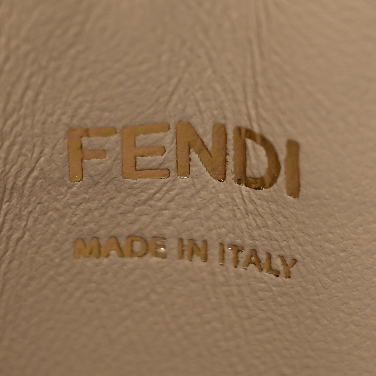 Fendi Vitello Seta Glazed Fabric FF 1974 Medium Peekaboo X-Lite Black Mogano Panna 7 of 13