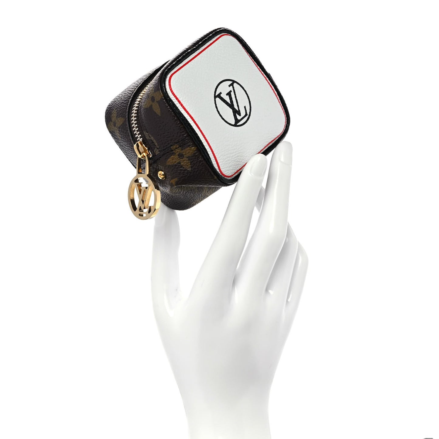 Monogram Game On Cube Coin Purse