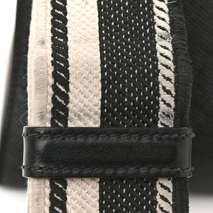 Prada Saffiano Cuir Calfskin Small Monochrome Top Handle Tote Black 14 of 15